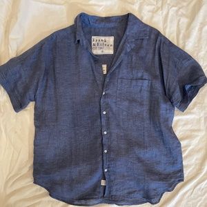 Frank & Eileen: Linen Rose Relaxed Button-up Shirt